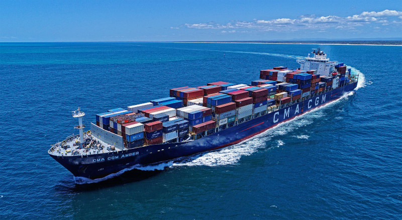 CMA CGM Amber containership